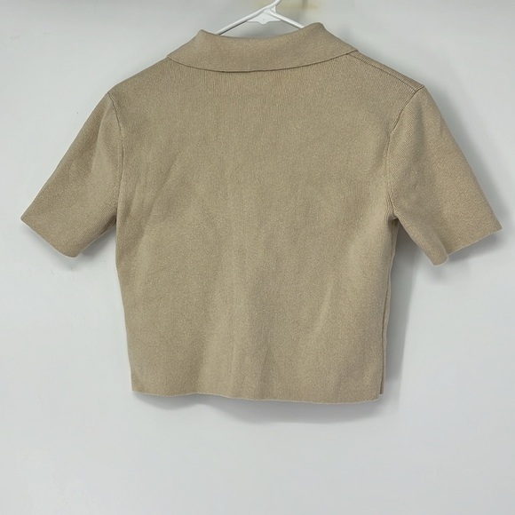 Clea EUC linen blend cropped sweater small - Picture 6 of 6
